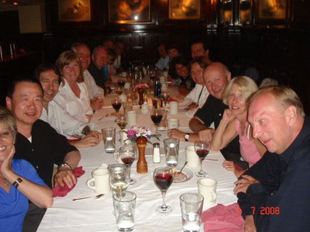 DSC02354 Well here's a surprise - eating and drinking (mainly drinking)